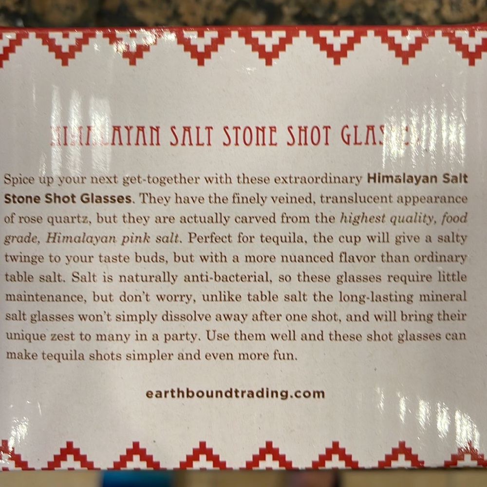 🥃🥃Himalayan salt shot glasses-NIB!! - Picture 4 of 8